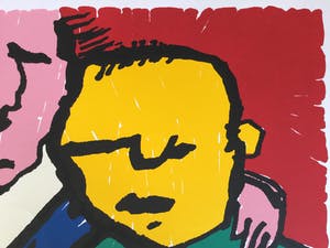 Herman Brood - Herman Brood - Originele handgesigneerde zeefdruk - For Ever kopen? Bied vanaf 300!