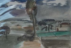 Paul Kromjong - B1671 - 9a, heuvellandschap kopen? Bied vanaf 10!