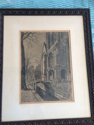 Jan Sirks - Oude kerk Delft kopen? Bied vanaf 90!