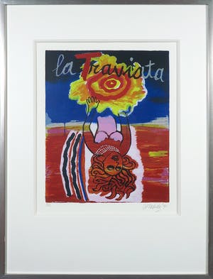 Corneille - Zeefdruk, La Traviata - Ingelijst kopen? Bied vanaf 1!