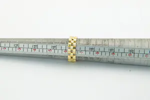 45-  Klein model 18Krt geel gouden Rolex stijl ring - kinder of damesmaat kopen? Bied vanaf 160!