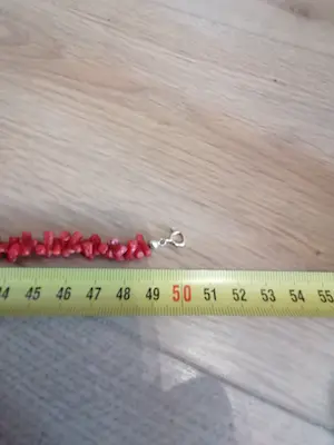 bloedkoraal hals ketting 50 cm kopen? Bied vanaf 100!
