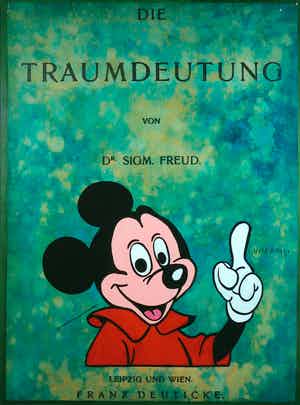 Jan Bollaert - Gemengde techniek op Board, Traum deutung green (Groot) verkocht voor € 100!