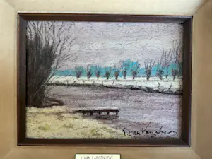 Julien Van Langenhove - Winterlandschap langs de Leie kopen? Bied vanaf 25!