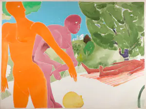 Henri de Haas - Aquarel, De droom - Ingelijst (Zeer groot) kopen? Bied vanaf 150!