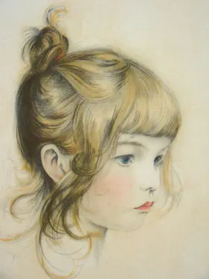 Walter Sauer - Portret van Nicole - 1930 - Heliogravure, gesigneerd en gedateerd kopen? Bied vanaf 100!