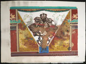 Gerti Bierenbroodspot - Zeefdruk, Paneel oker II kopen? Bied vanaf 1!