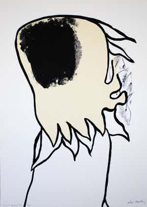 Lei Molin - Canto General II - losse zeefdruk - 1989 verkocht voor € 65!