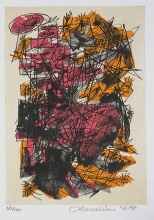 Henk Hesselius - Map met 6 zeefdrukken, Experimenteel Universum kopen? Bied vanaf 120!