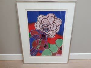 Corneille - Laatste keer!: Mounira a la fleur, zeefdruk 118/200, gesigneerd kopen? Bied vanaf 275!