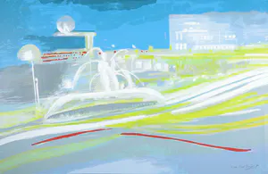 Bert Bruijn - Zeefdruk, Hofplein Rotterdam kopen? Bied vanaf 1!