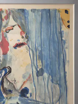 Kees van Bohemen - Vrouw tussen de gordijnen. kopen? Bied vanaf 199!