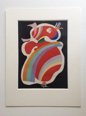 Vasili Kandinsky - La Forme Rouge - DLM nr.147 - ingelijst kopen? Bied vanaf 69!