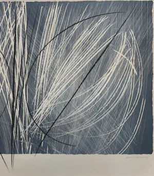 Hans Hartung - handgesigneerde zincografie | '1971-2' | 1971 (PRACHTIG INGELIJST) kaufen? Bieten Sie von 1200!