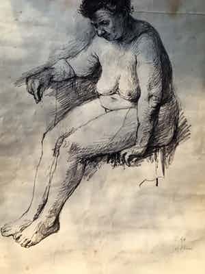 Aat Veldhoen - Mevr Groenteman verkocht voor € 25!