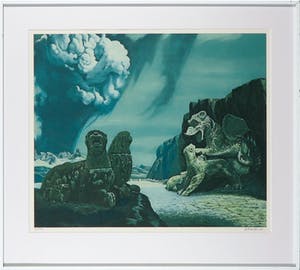 Carel Willink - Litho, De eeuwige schreeuw - Ingelijst kopen? Bied vanaf 400!