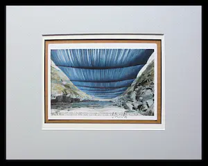 Christo - " Over the River " - Project for the Arkansas River " handgesigneerd inc. pptout kaufen? Bieten Sie von 109!