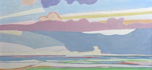 Paul Overhaus - Acryl op board, Zeegezicht - Ingelijst kopen? Bied vanaf 70!