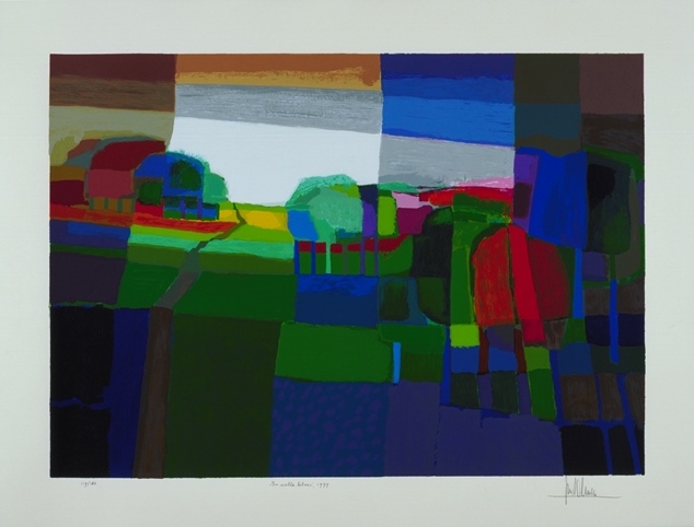 Ton Schulten - Kleurenzeefdruk IN VOLLE BLOEI Handgesigneerd!!! verkocht voor € 575!