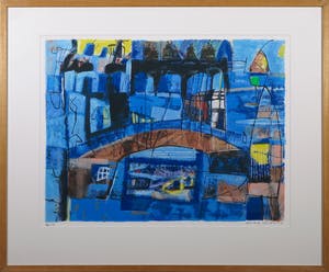 Anneke Peereboom - Zeefdruk, Zonder titel - Ingelijst kopen? Bied vanaf 40!