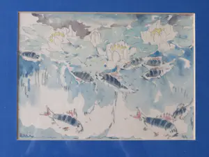 Niet of onleesbaar gesigneerd - Vissen in de sloot kopen? Bied vanaf 1!