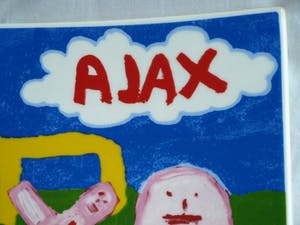 Plateelfabriek Schoonhoven N.V. - Porseleinen bord , AJAX - 2005 – doorsnede 27,5 cm kopen? Bied vanaf 1!