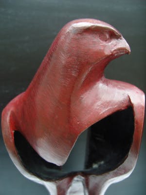 Brons (Onbekend) - Geweldig beeld van roofvogel, levensecht! TOPBEELD. kopen? Bied vanaf 250!