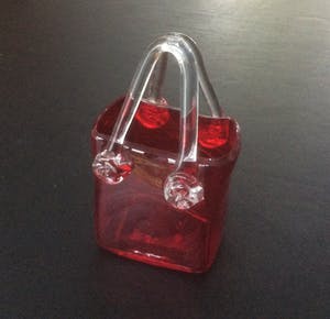 Niet of onleesbaar gesigneerd - TWEE GLASOBJECTEN kopen? Bied vanaf 1!