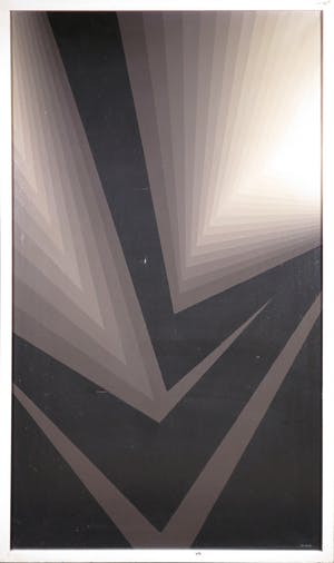 Ton Pape - Olieverf op doek, Compositie Nr.21 - Ingelijst (Groot) kopen? Bied vanaf 1!