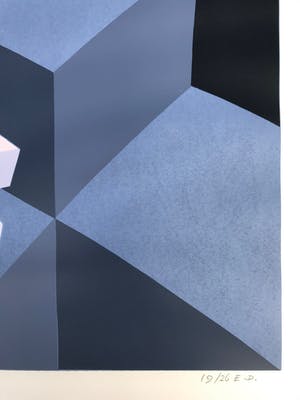 Hans Klaui - Geometrische zeefdruk - 1986 - 19/26 kopen? Bied vanaf 1!