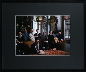 Paul Huf - Foto, Het college van Amsterdam - Ingelijst kopen? Bied vanaf 1!