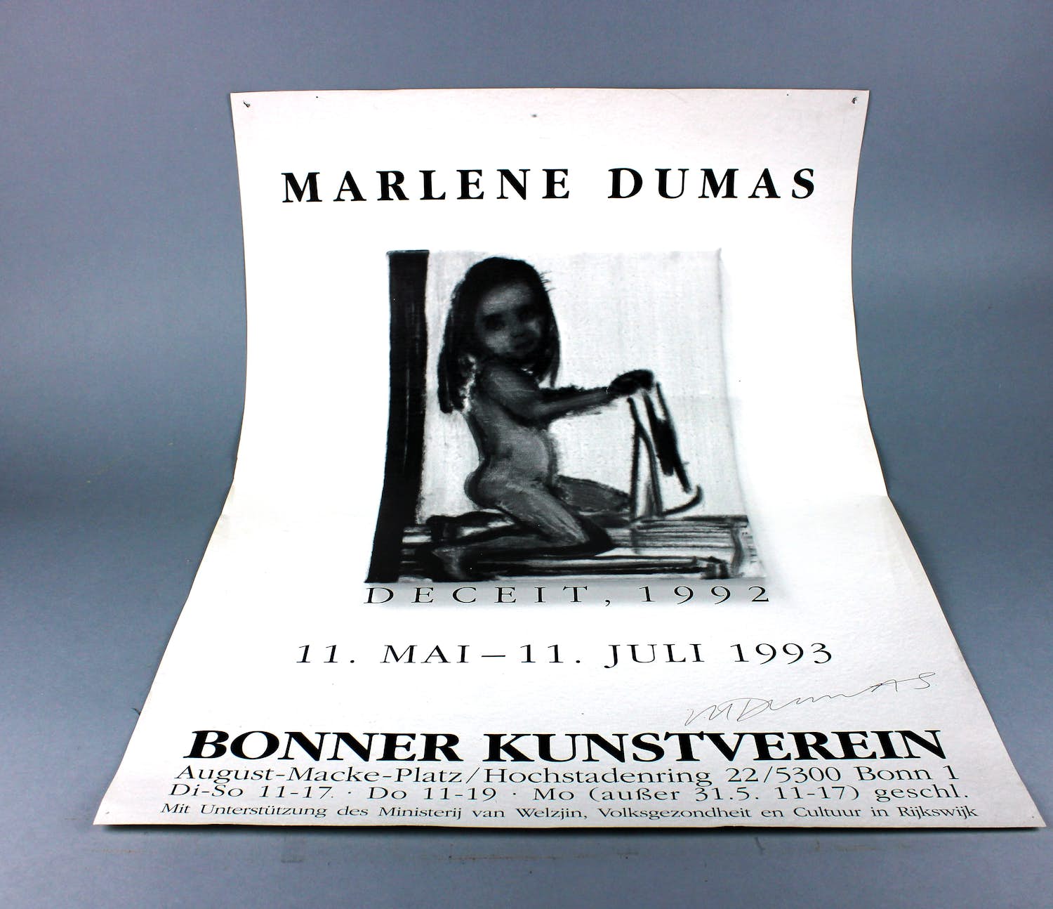 Marlene Dumas - Deceit, 1992 verkocht voor € 100!