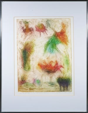 Sam Parabirsingh - Kleurenets, Celestial Freedom - Ingelijst kopen? Bied vanaf 40!