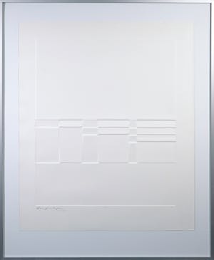 Harry van Kuyk - Reliëfdruk, Zonder titel - Ingelijst kopen? Bied vanaf 120!