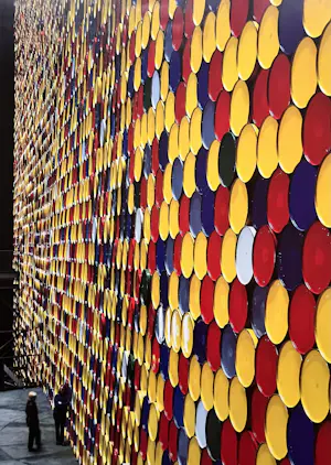 Christo - "The Wall" - 13000 oil barrels - Offset prent - 1999 kopen? Bied vanaf 45!