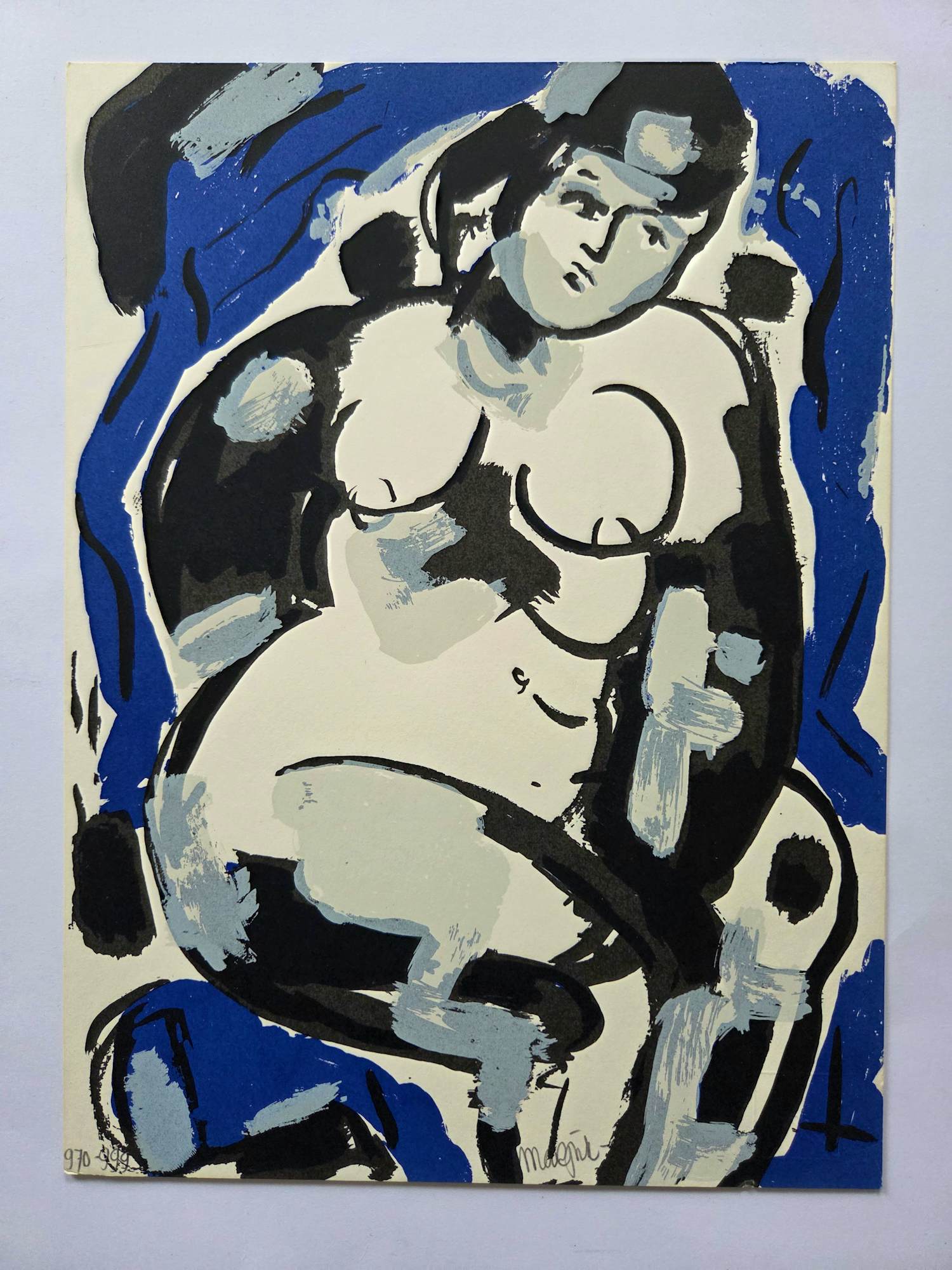 Marc Jonk - Portret vrouw. Naakt. kopen? Bied vanaf 49!