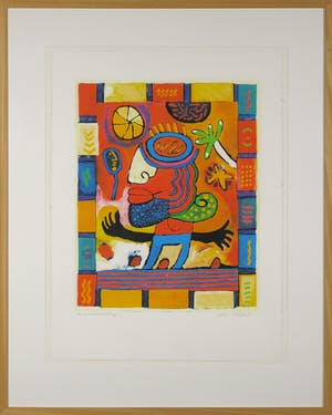 Clemens Briels - Zeefdruk, The Convertible Feeling - Ingelijst (Groot) kopen? Bied vanaf 100!