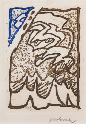 Pierre Alechinsky - Aquatint, Maint corps de chambres - Ingelijst kopen? Bied vanaf 300!