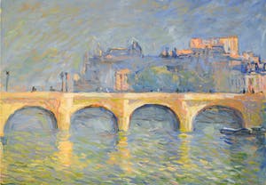 Patrick Marie - Le pont neuf - le soir III kopen? Bied vanaf 1!