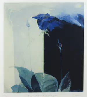 Robert Heindel - Zeefdruk, Eros Rose II - Ingelijst kopen? Bied vanaf 1!