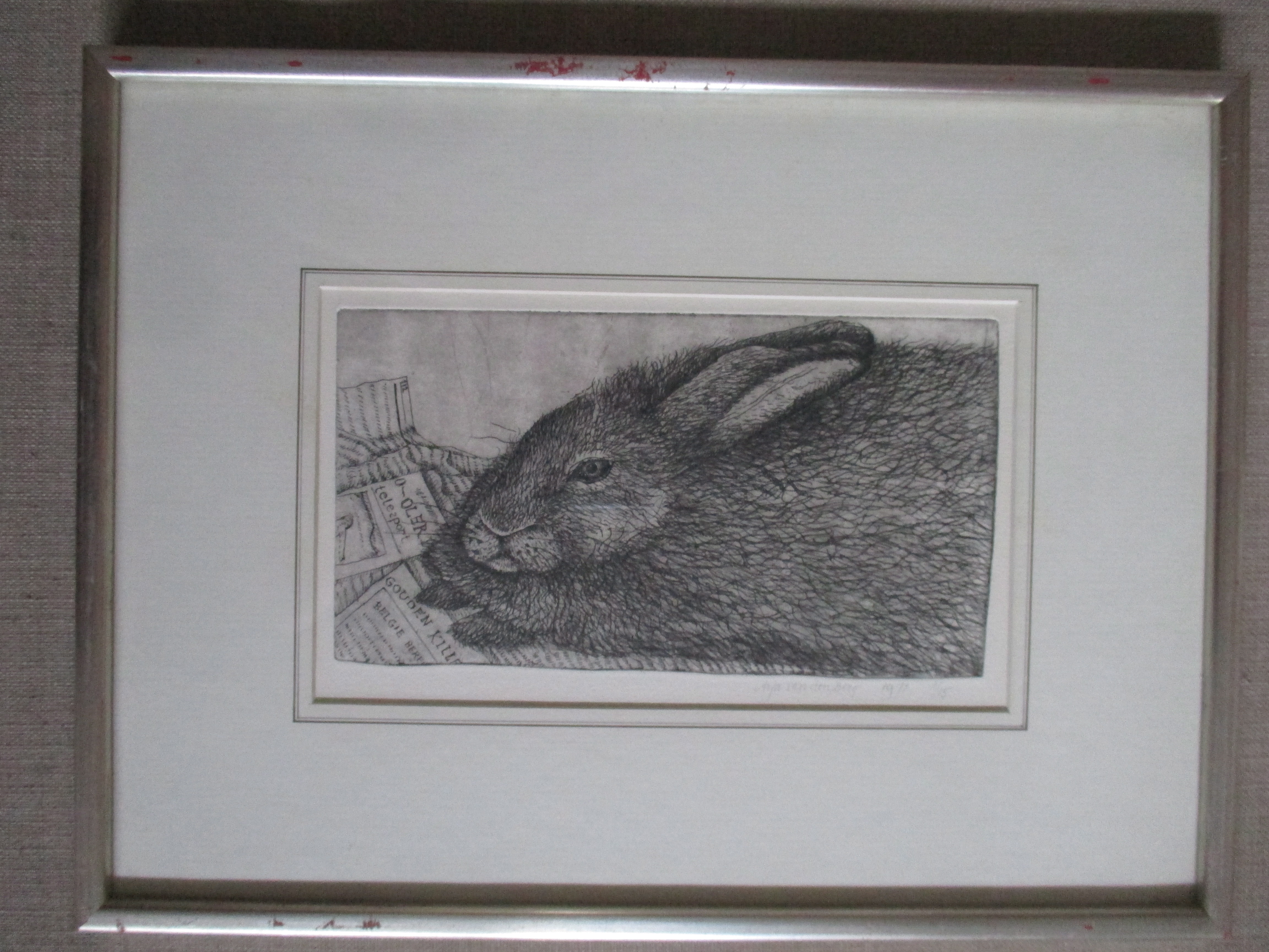 Arja van den Berg - Ingelijste ets kleine oplage kopen? Bied vanaf 40!