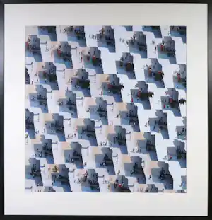 Maria Kapteijns - Foto, Pied de Poule - Ingelijst vendu pour 60€ !