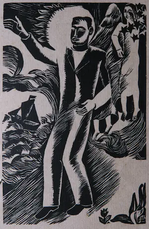 Jozef Cantre - Twee Houtnedes, Instincts de Francis Carco en Zonder Titel kopen? Bied vanaf 1!