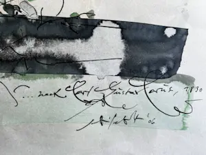 Ali Schindelhütte - Junge auf Baumstamm kopen? Bied vanaf 100!