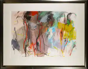 Jan van Lokhorst - Gemengde techniek op papier, Figuren - Ingelijst (Groot) verkauft für € 240!