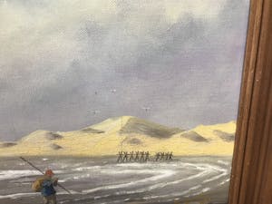 Niet of onleesbaar gesigneerd - J. Desmet (20e eeuw) - Garnaalkruien te Oostende kopen? Bied vanaf 1!