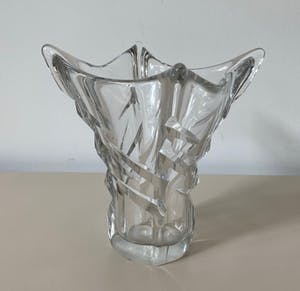 Daum Nancy - Kristallen facet geslepen vierkante vaas kopen? Bied vanaf 55!