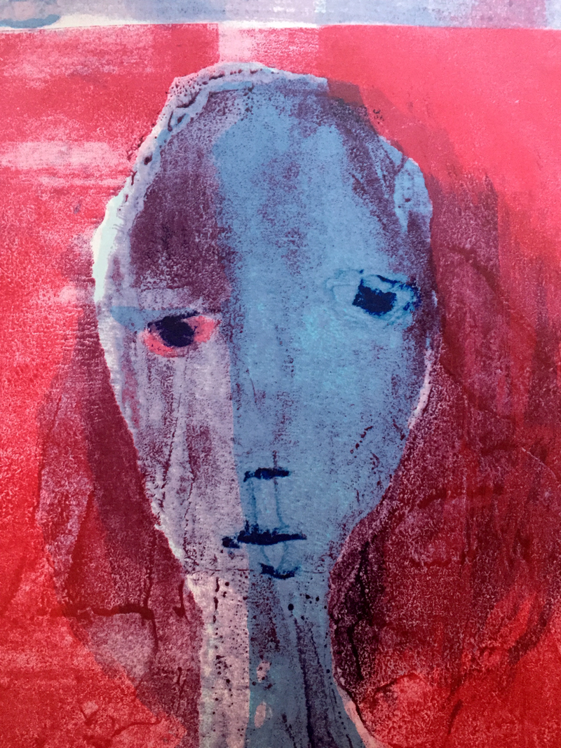 Dries van den Broeck - Portret in Rood kopen? Bied vanaf 60!