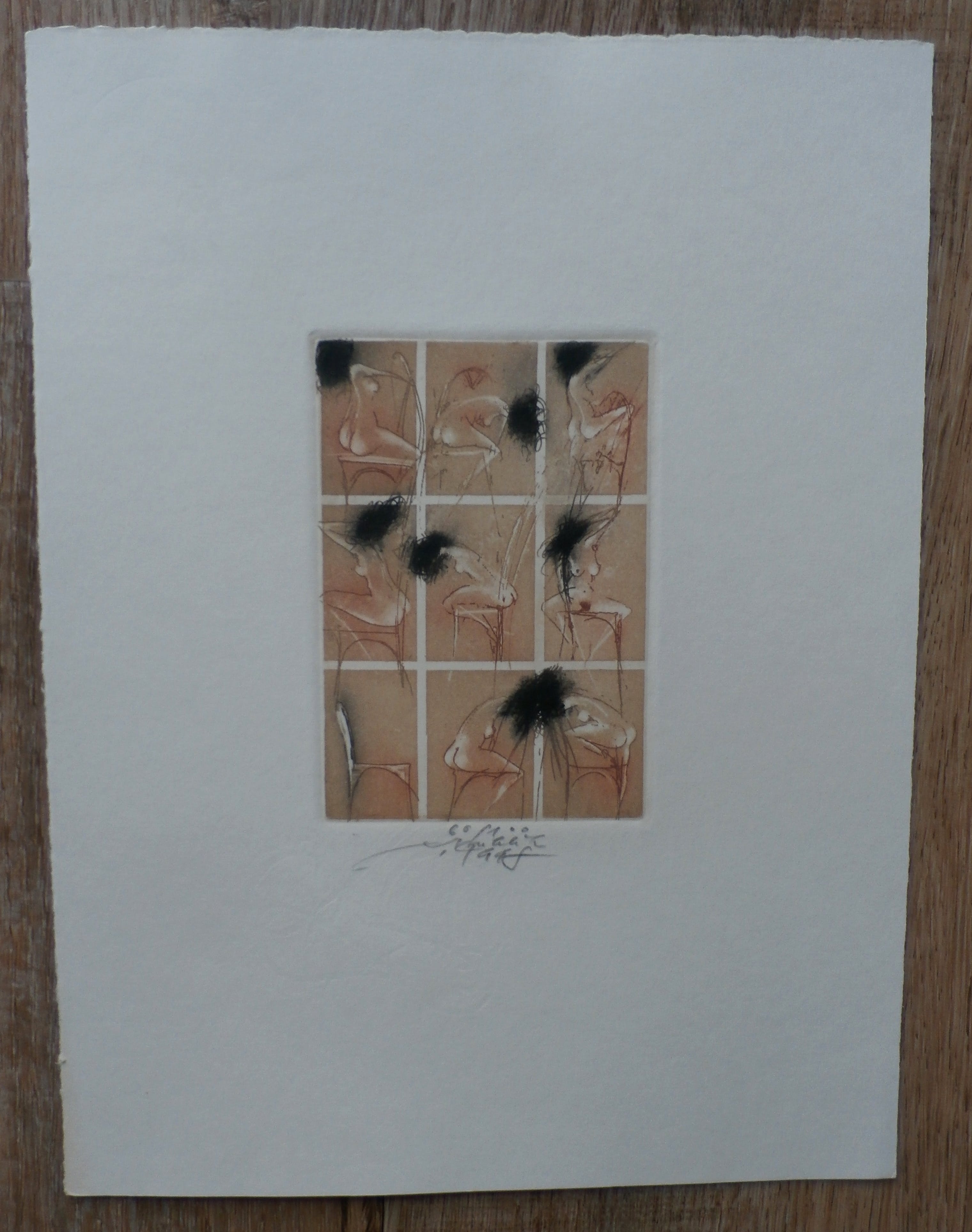 Ladislav Kuklik - Ets: "Ode for a chair" - 1998 kopen? Bied vanaf 40!