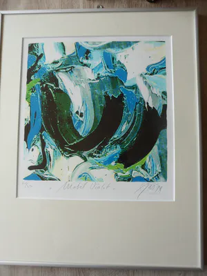 JAS - Zeefdruk-Mabel Violet - Ingelijst kopen? Bied vanaf 35!